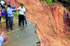 Landslide near  Mithakodi : Traffic hit on Mudipu-BC Road